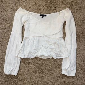 Kendall & Kylie White Blouse